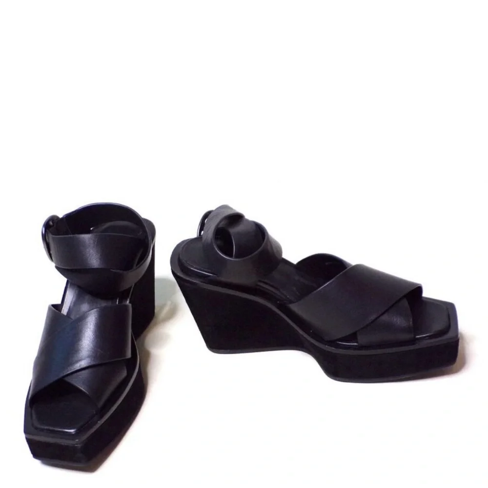 New! Rag & Bone Santiago Crisscross Platform Sandal Size EU 41; US 11
